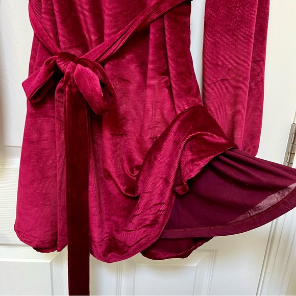 Red Velvet Jewel Toned Dress 🎀 - Picture 4 of 10